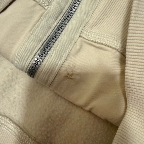 Lululemon Athletica scuba full zip cropped ( bone) - Picture 5 of 6